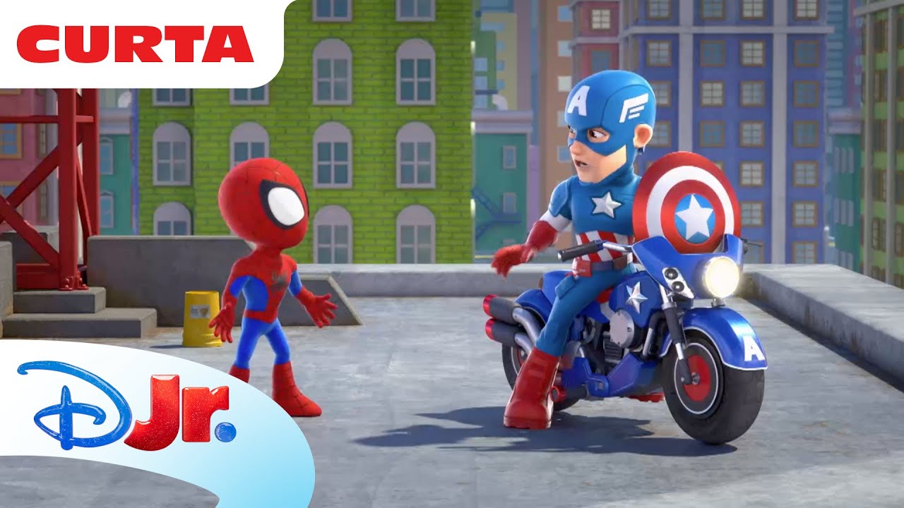 Marvel Conhece o Spidey e a sua Superequipa | O Capit&atilde;o Am&eacute;rica D&aacute; Uma M&atilde;o