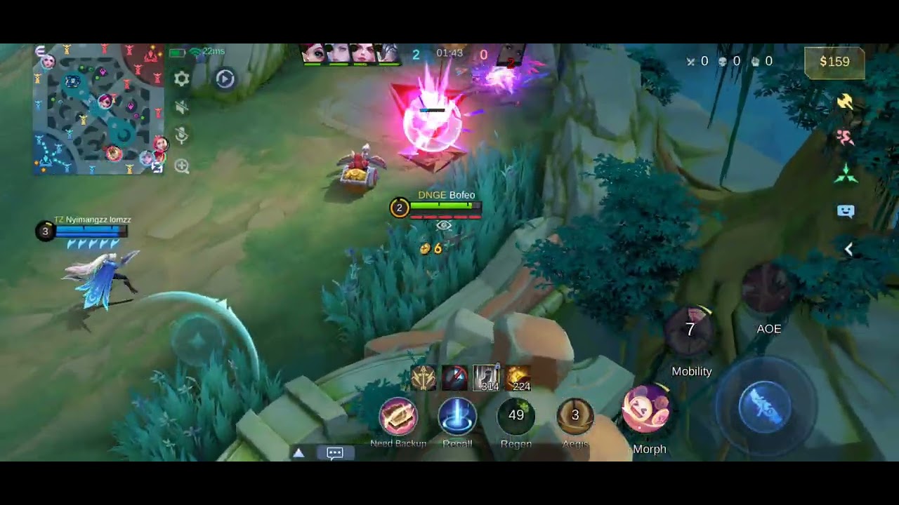 This hero is WAY TOO OP | Heavy clutch | Mobile legends | #mobilelegends 