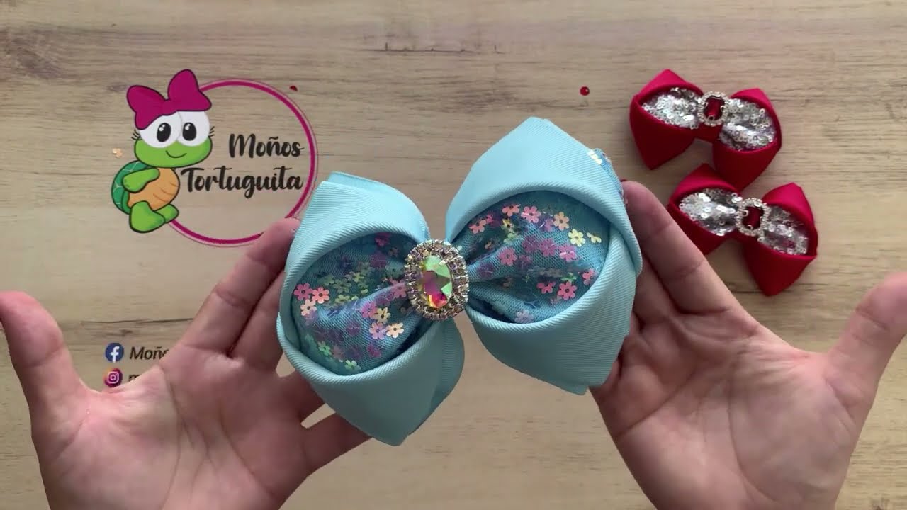 COMO HACER MOÑOS PARA NIÑAS / Lacarote Docinho / Duoce Corbata