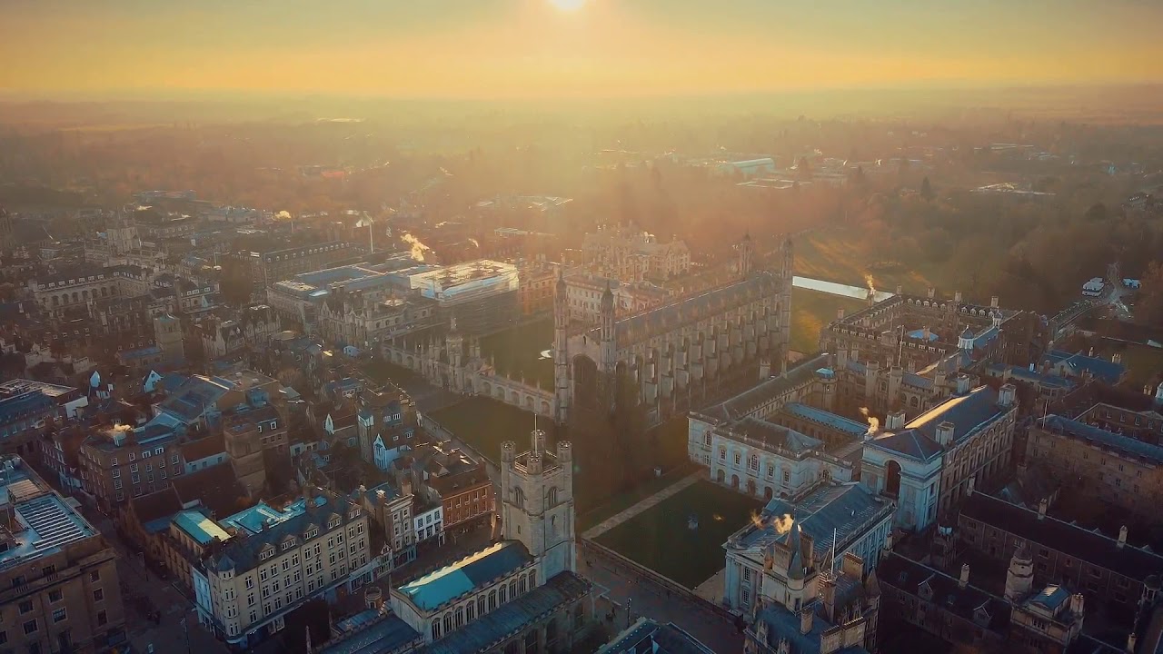Cambridge Drone: Cinematic Aerial View of Cambridge Winter - DJI Mavic Air 2