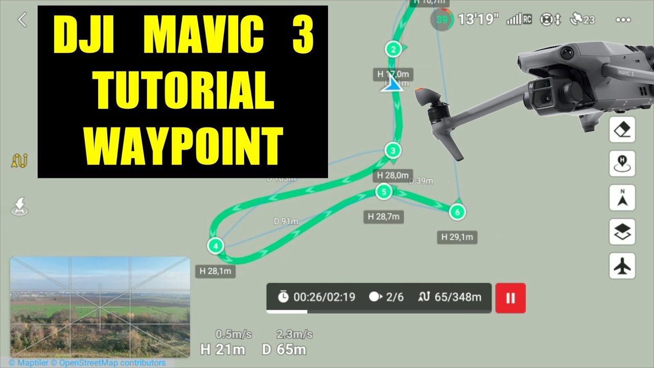 DJI MAVIC 3 WAYPOINT TUTORIAL