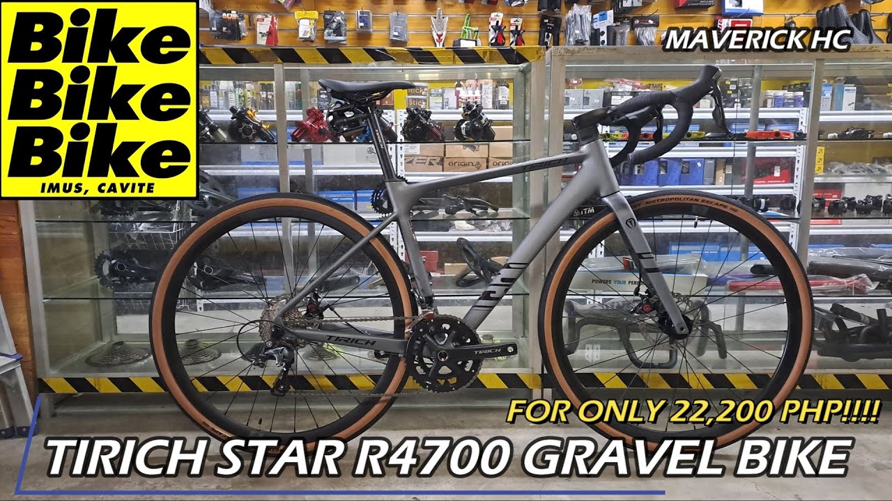 Ang Mapormang TIRICH STAR R4700 Gravel Bike Available sa Bike Bike Bike Imus Cavite