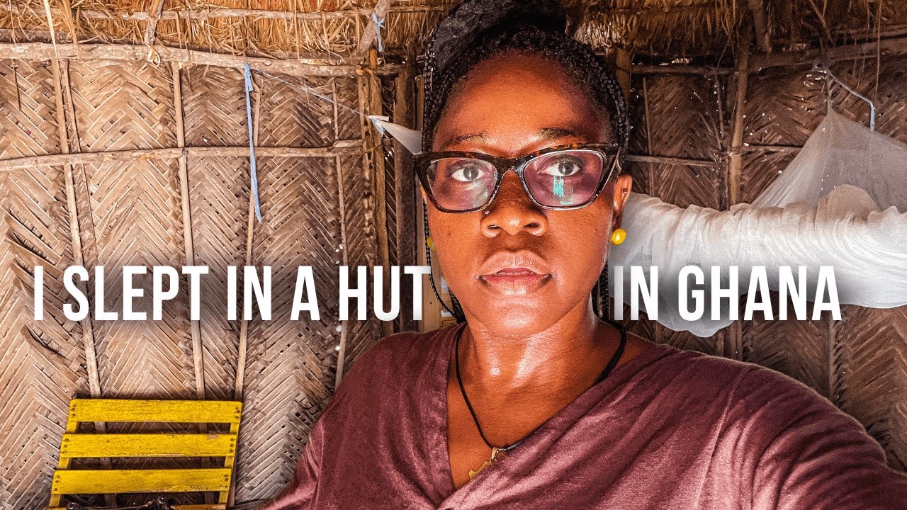 I slept in a Hut in Ghana | My Night at Maranatha Beach Camp