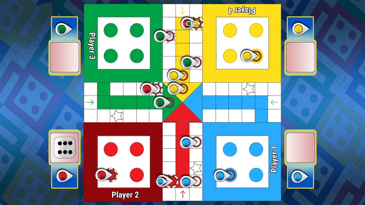 Ludo King 4 Players Match || Kudo King Tips & Tricks || How to win Ludo king || Ludo King Gameplay 