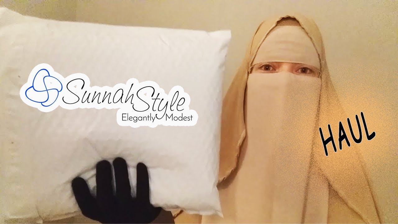 Sunnah Style Haul | First impressions on their flap niqab, hooded wrap hijab and plain bisht abaya