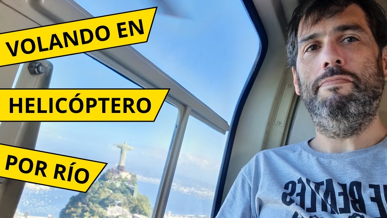 Volando en Helicóptero por Río de Janeiro