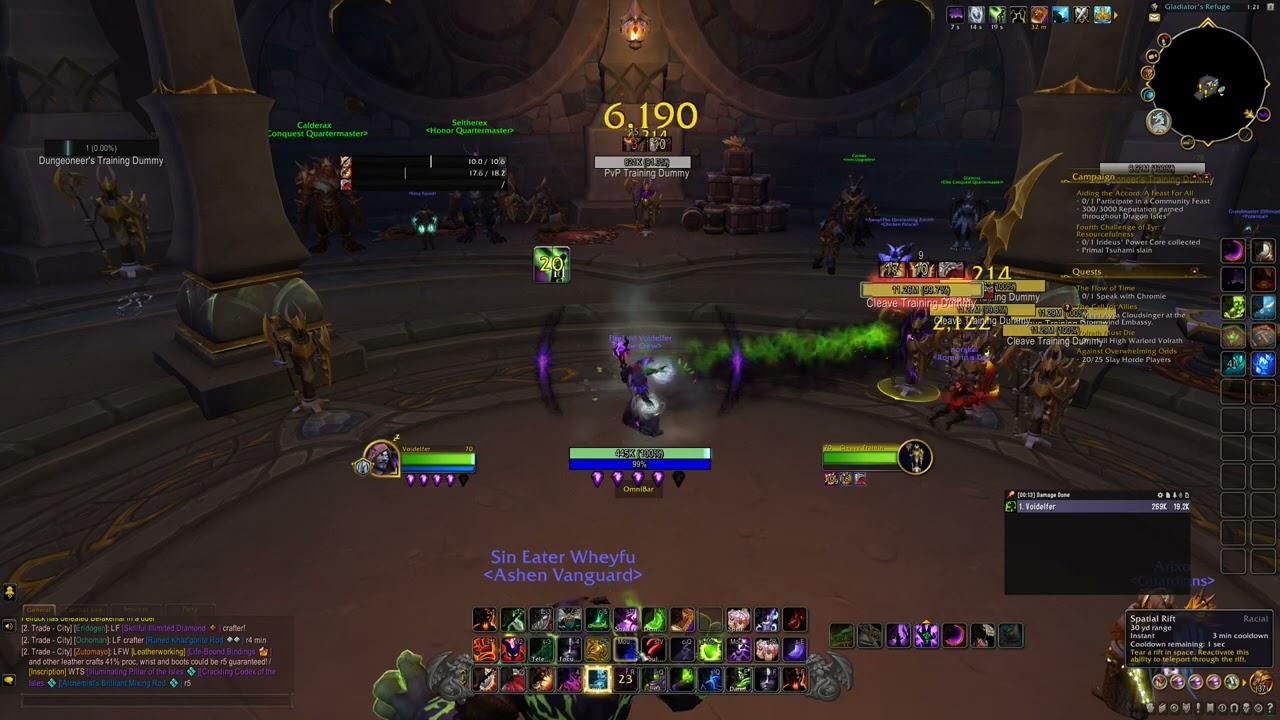 Affliction Warlock Soul swap Bug 10.0.5