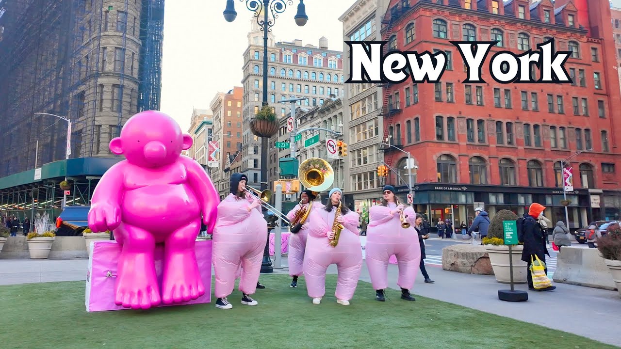 4K NYC Walking Tour Union Square Manhattan to 42nd Street Afternoon Stroll