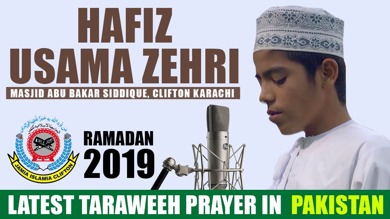 Hafiz Usama Zehri Recitation Quran in Taraweeh.