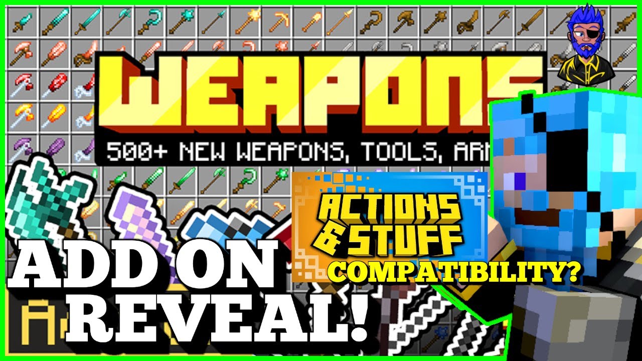 Weapons Add On ¦ Daz Man's Add On Reveal ¦ Minecraft Bedrock ¦ Minecraft Marketplace