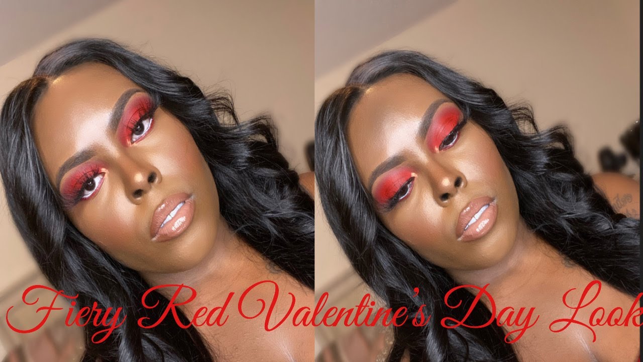 Fiery Red Valentine's Day Makeup