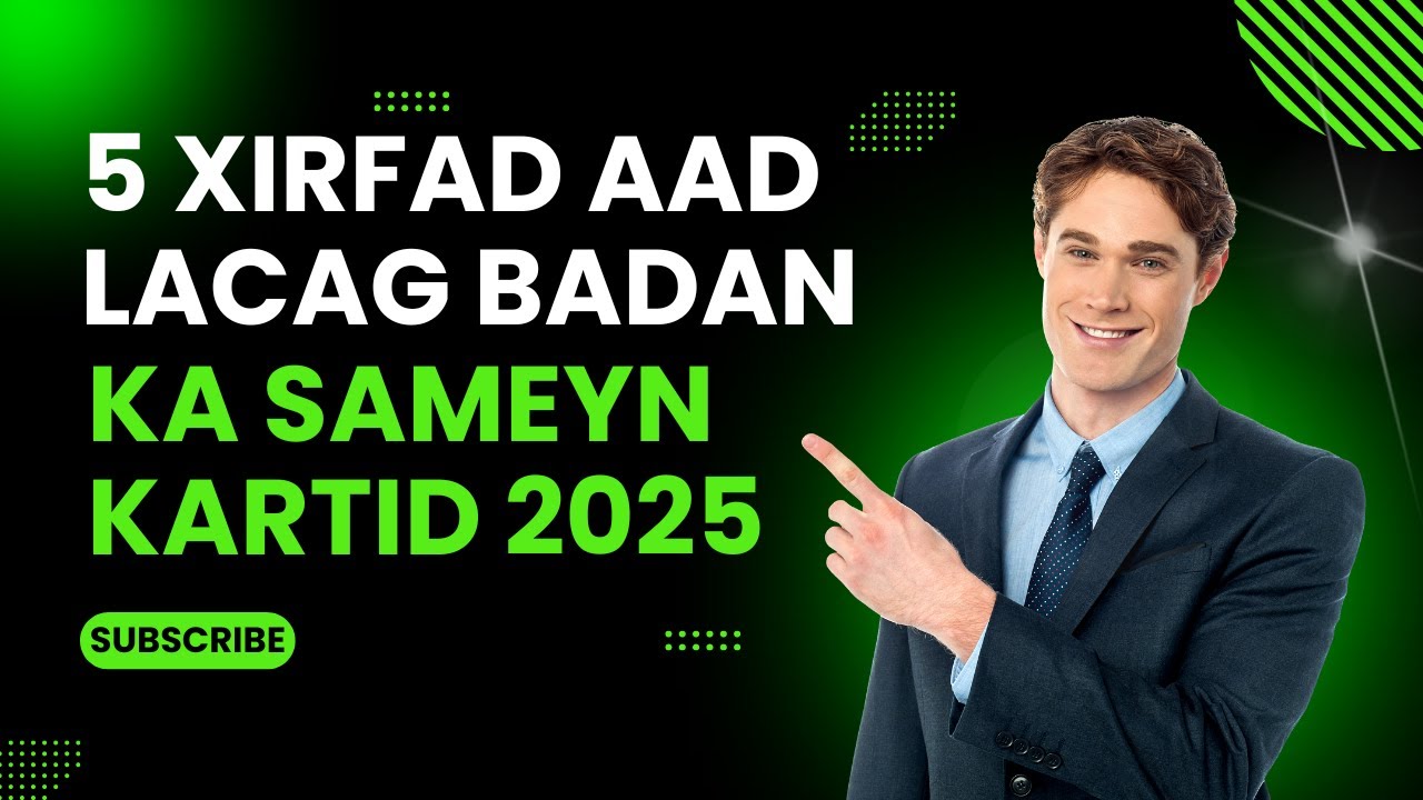 5 xirfad aad lacag badan ka samey kartid intaan la gaarin  2025