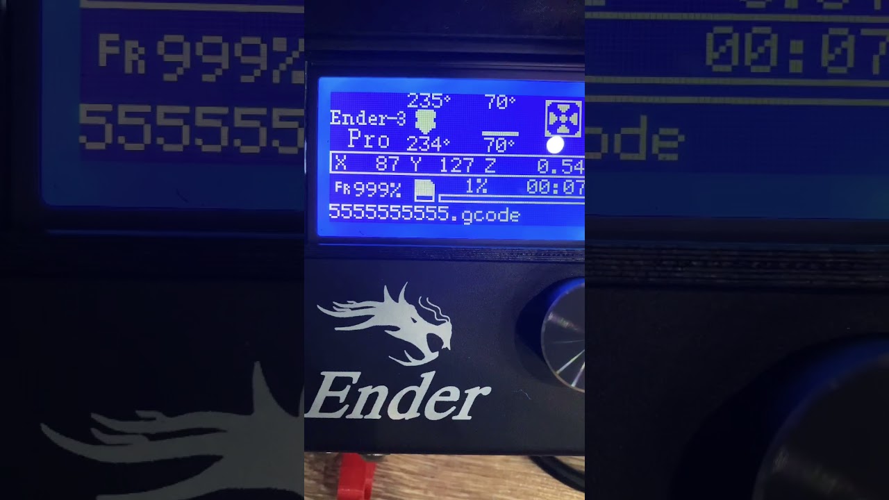 XYZcube 500mm/s speed drive Ender 3 pro FAST PRINTING #3dprinting #ender3 #3dprinter #diy #craft