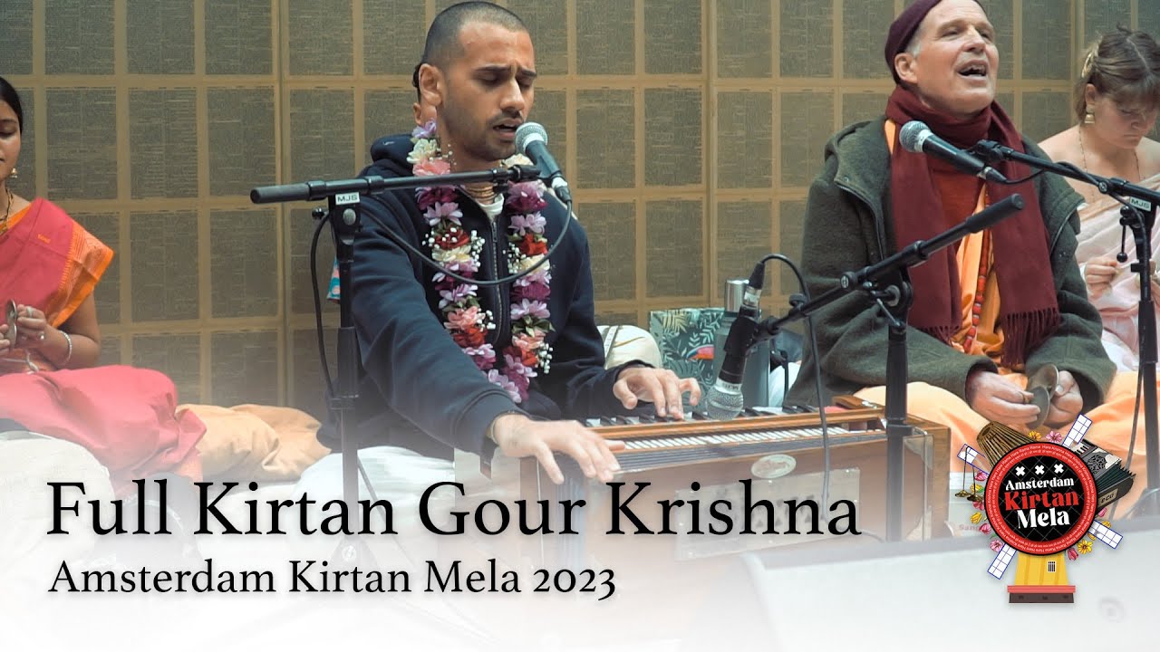 Gour Krishna & HH Sacinandana Swami - Amsterdam Kirtan Mela 2023