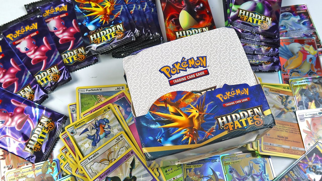 Unboxing Pokemon Cards Hidden Fates Booster Box from Aliexpress - Fake Cards