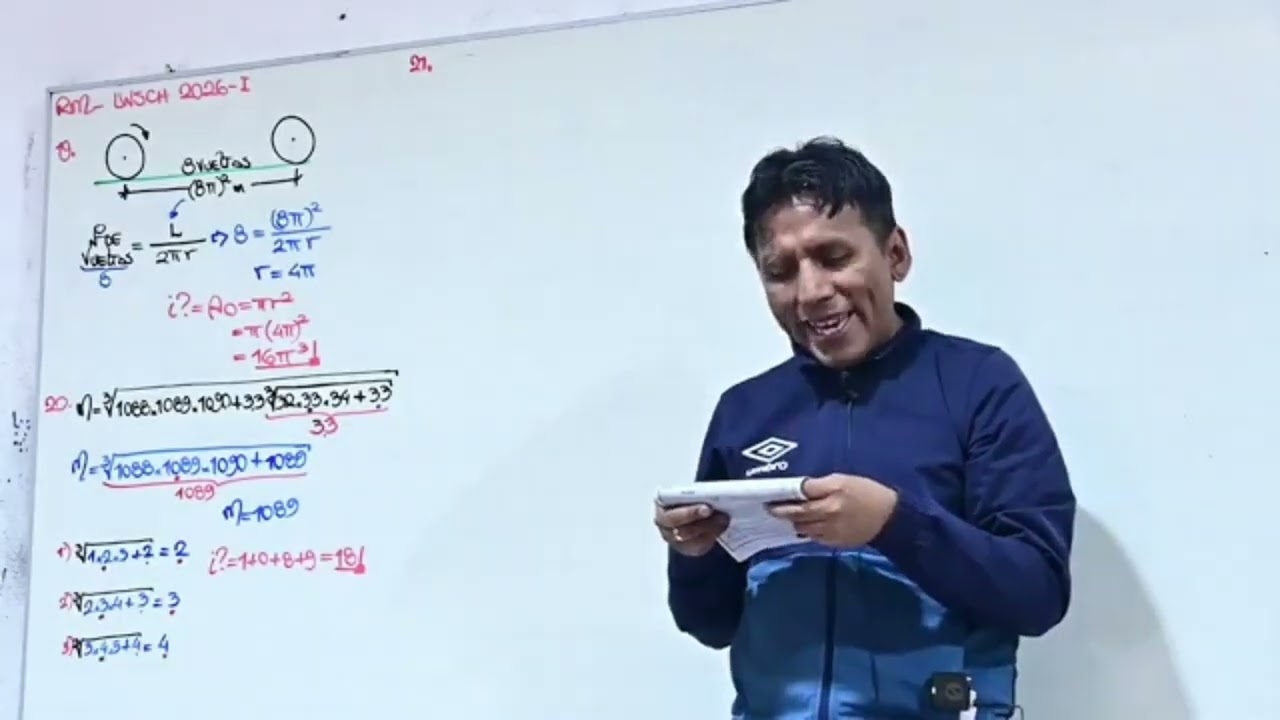 SOLUCIONARIO UNSCH 2026 I