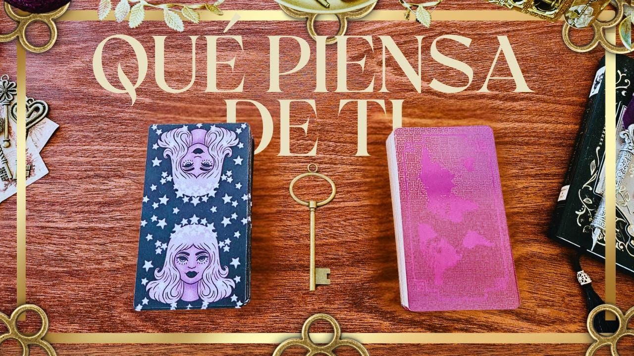 🤔🧠♥️Piensale y te digo QUE PIENSA DE TI♥️🧠🤔 TAROT INTERACTIVO AMOR