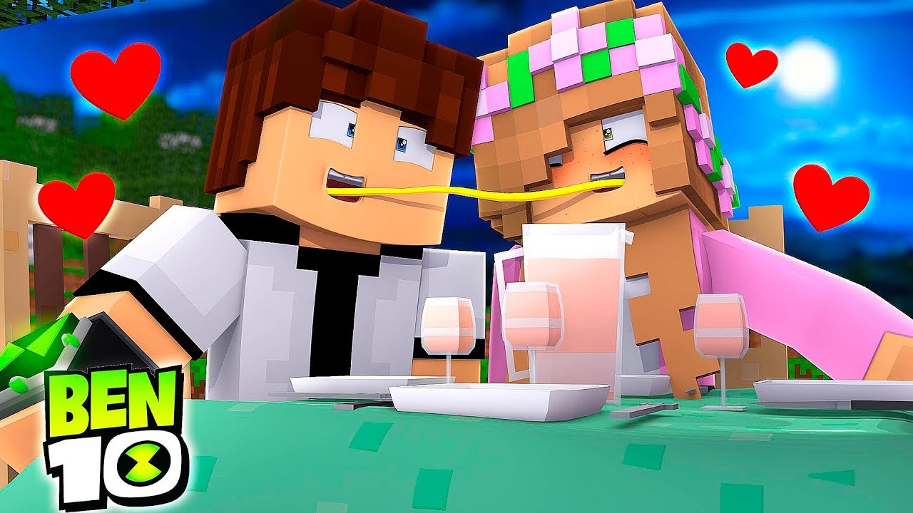 LITTLE KELLY AND BEN 10 GO ON THEIR FIRST DATE | Minecraft Little Kelly