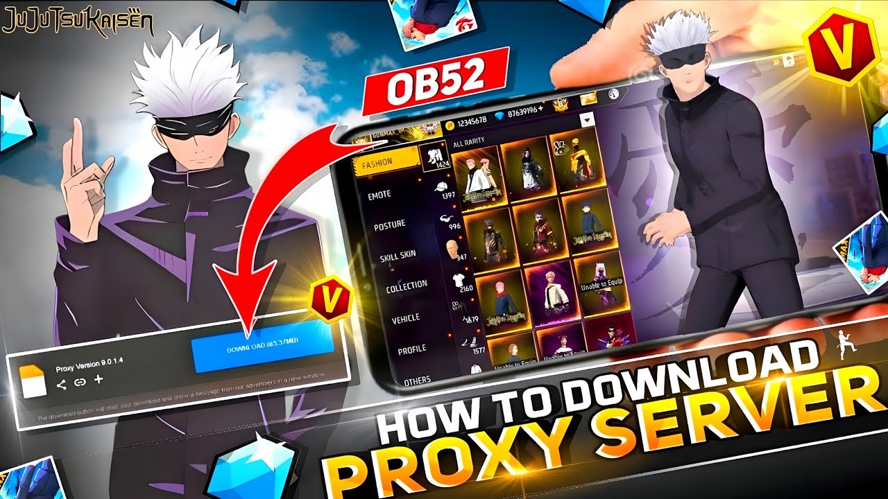 How To Download Proxy Server 🤯 In Telugu | Free Fire Proxy Server 😍 | FF Latest Proxy Server link 🔗