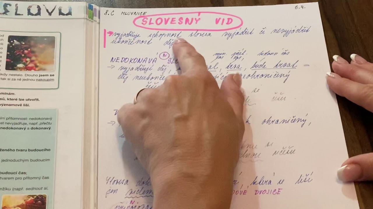 Mluvnice slovesný vid 8.C