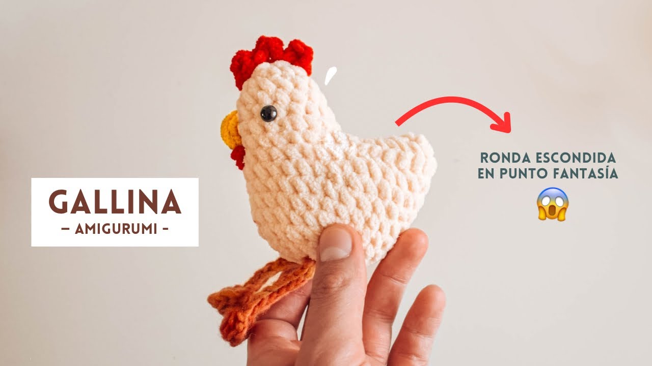 Gallina esponjosa con ronda intermedia | paso a paso | amigurumi