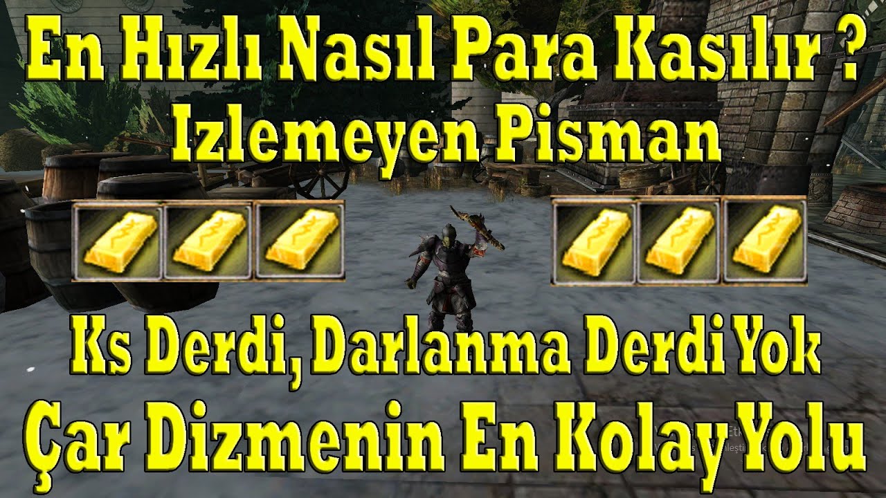 Knight Online | En İdeal Farm ve Çar Kasma Taktiği | Para Yatırmadan Pk Çarı Diz