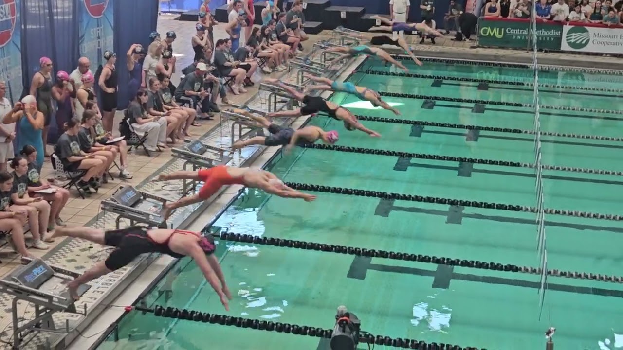 200 free relay class 1 Missouri State finals