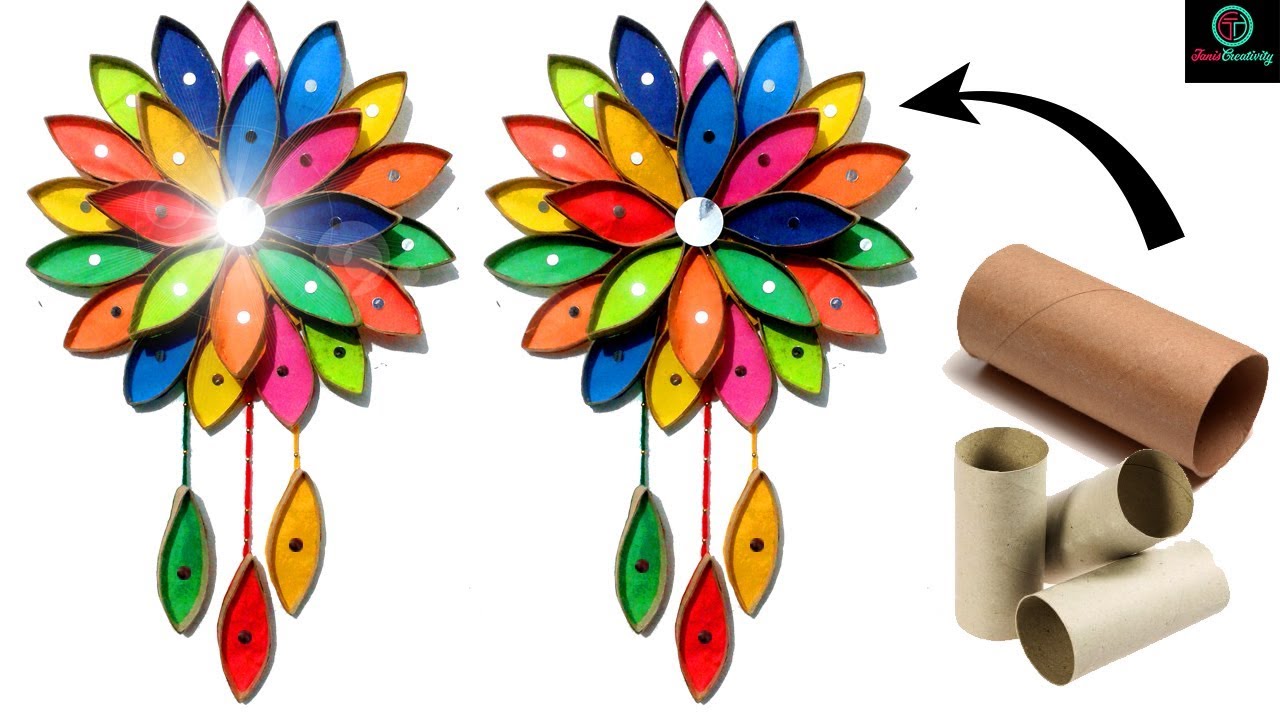 How to make toilet paper roll crafts | Toilet Paper Roll Wall hanging | Handmade | Taniscreativity