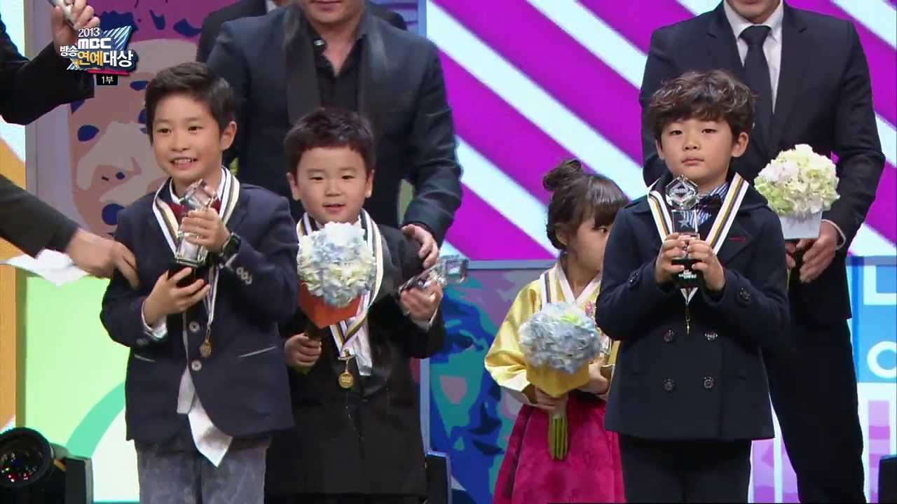 [HOT] MBC 방송연예대상 1부 - 특별상 김민국, 성준, 이준수, 윤후, 송지아 (아빠! 어디가?) 20131229