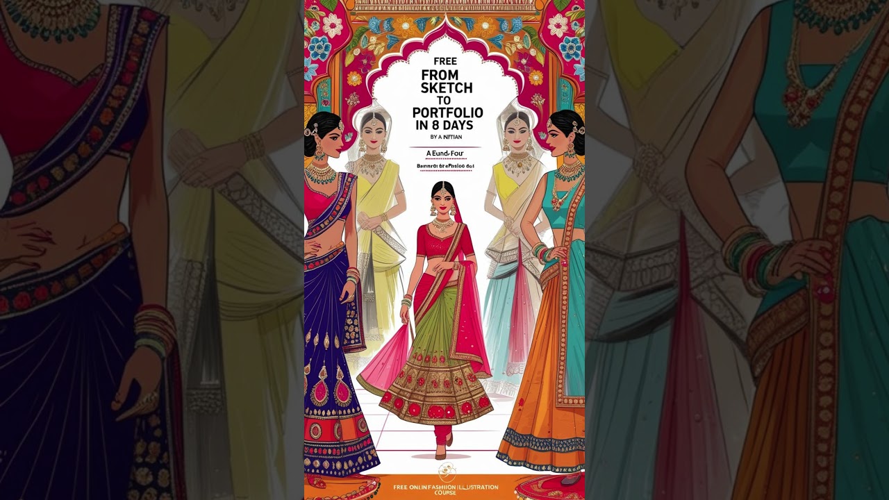 Free Fashion Design Course | Free Fashion Illustration Online Course #fashiondesigncourse #nift #nid
