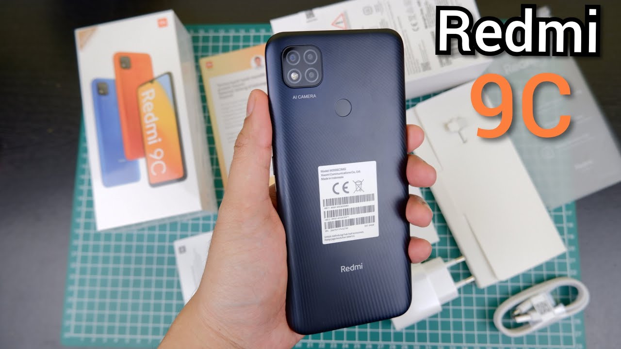 Unboxing & Review Xiaomi Redmi 9C RAM 4GB/64GB Resmi Indonesia | Test Kamera, Sensor, Game