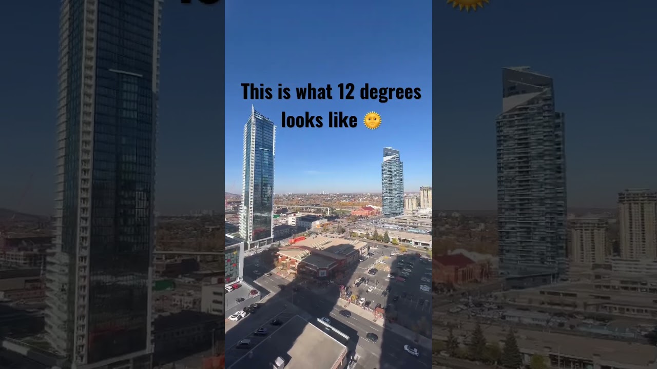 Sunniest city in Canada! 🌞 #calgary #canada #beautiful