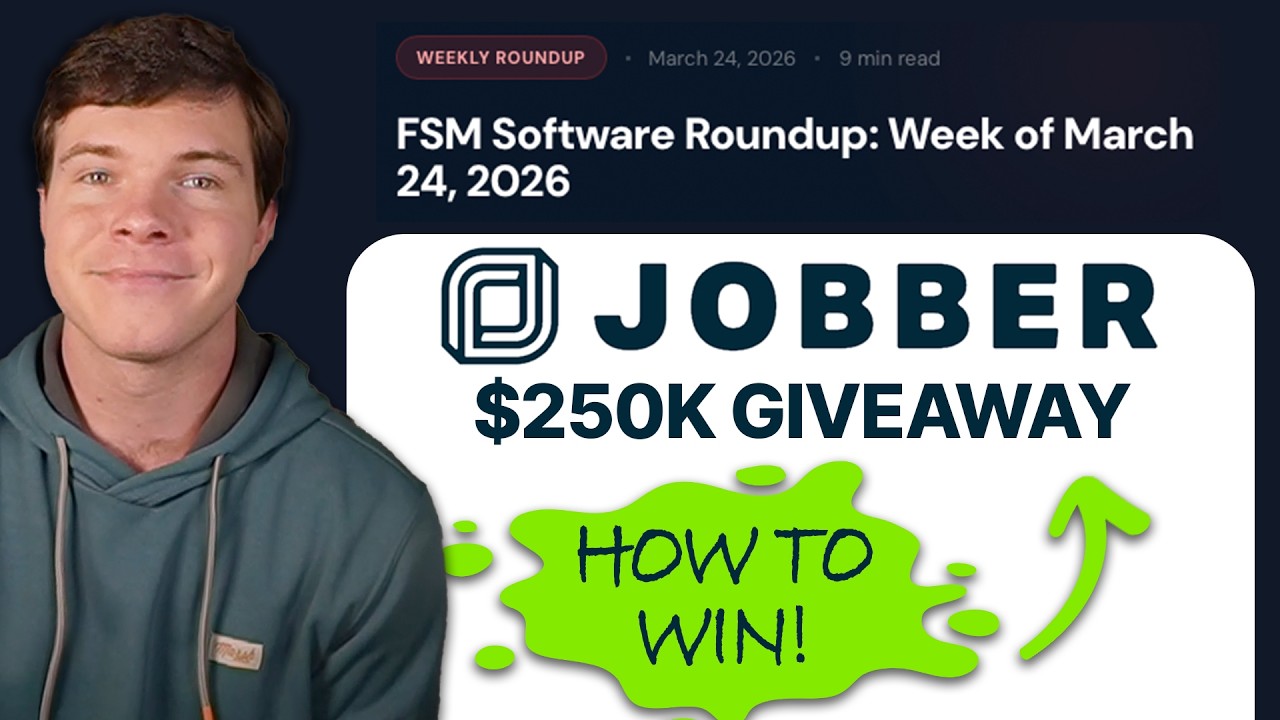 Jobber's $250,000 Grant 2026: How To Win (Daymond John + Shark Tank) | FSM Software News 3/27/2026