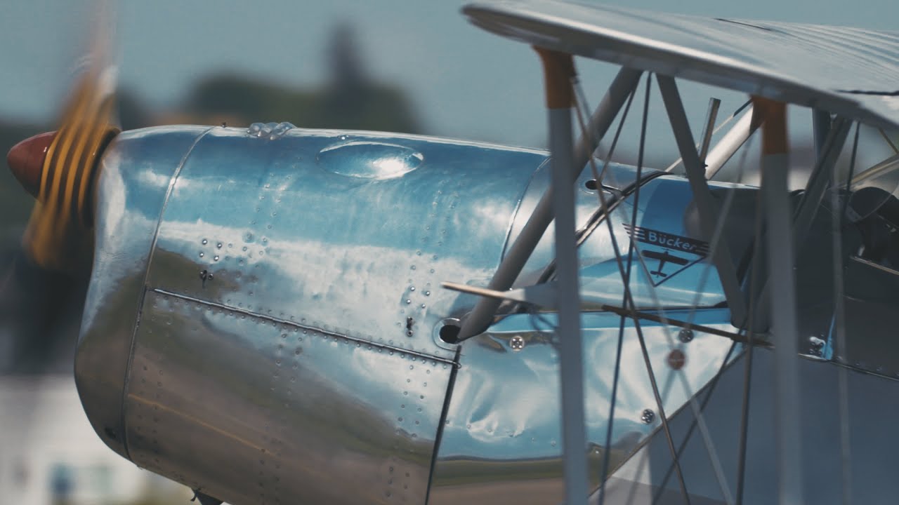 Jungmann display Flydagen Kjeller 2024: Finn Terje Skyrud & Lars Ness