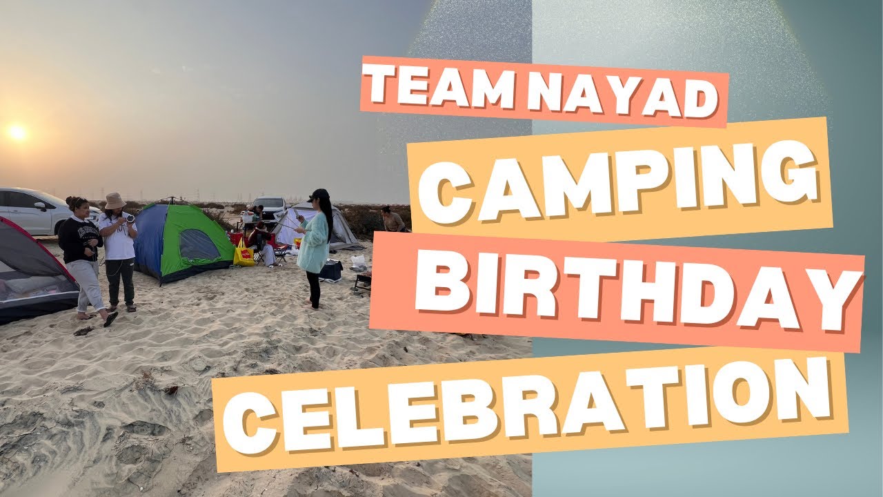 Family Camping Birthday Celebration
