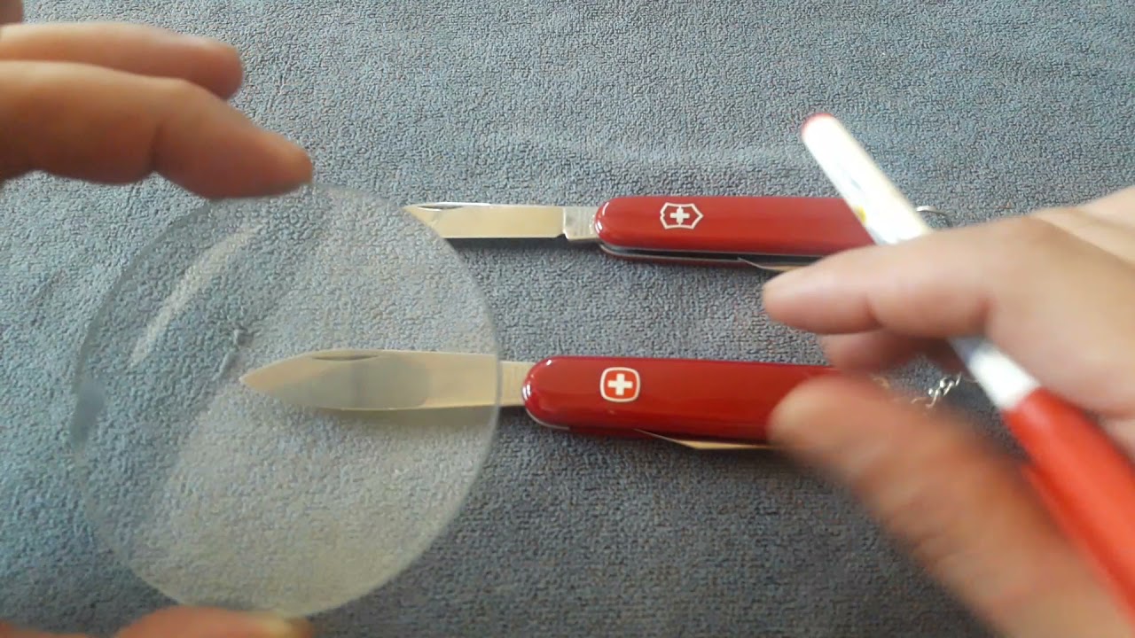 멀티툴 샤프닝 비교!  빅토리녹스 VS 웽거  Multi-tool sharpening comparison!  VICTORINOX vs WENGER