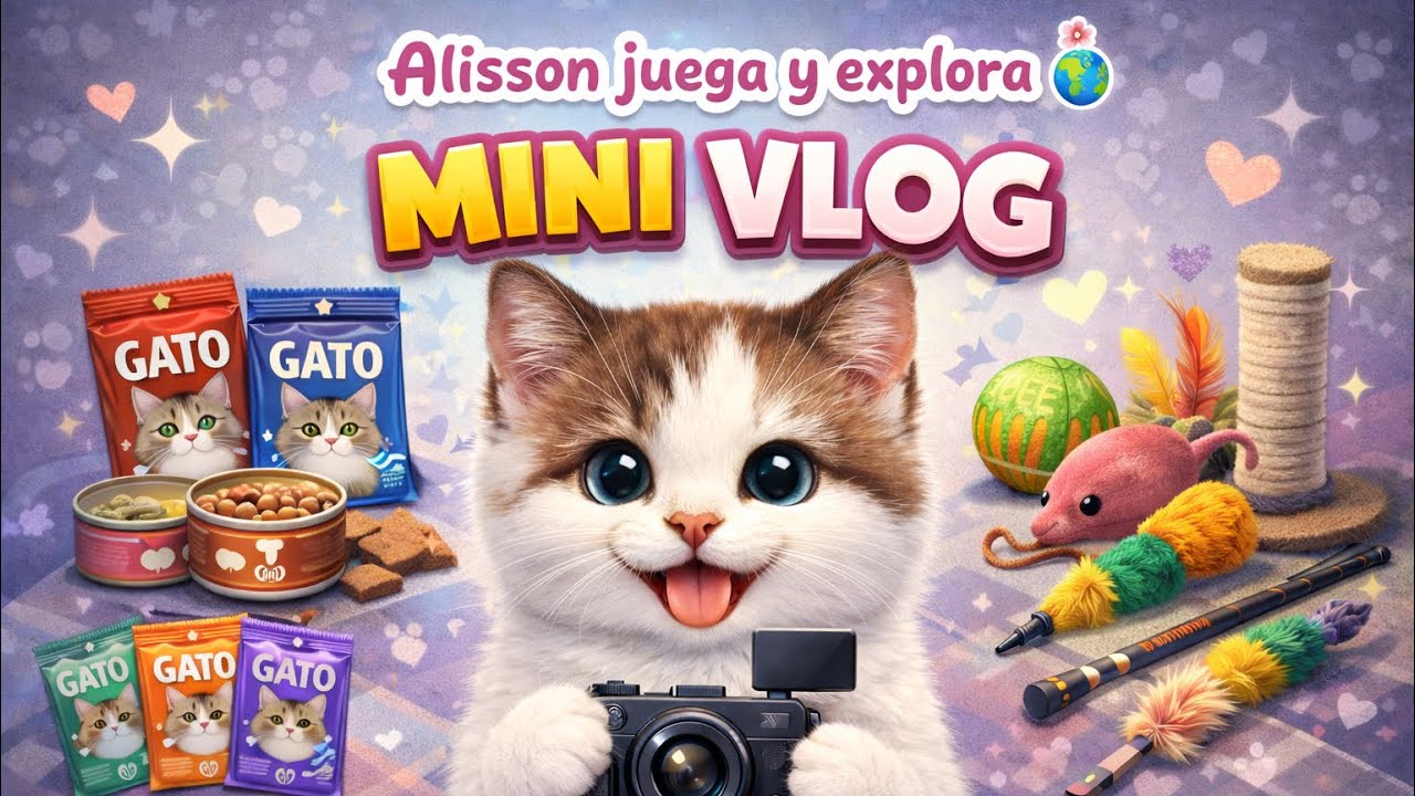 Acompáñame a realizar algunas compras para mi gatito🐈🤍| Alisson juega y explora🌸🌎