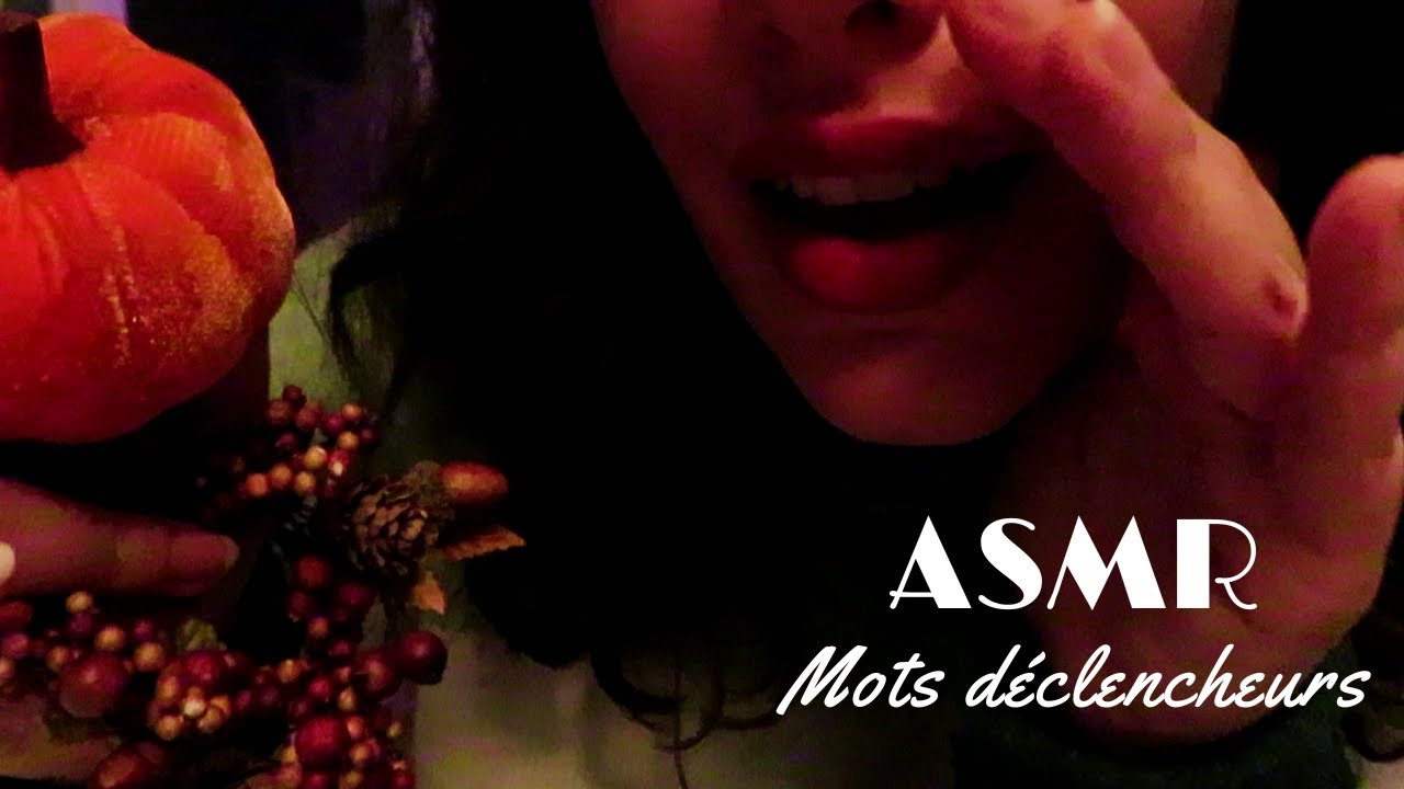ASMR Français ~ Mots déclencheurs de l'automne 🍂​🍄‍🟫​