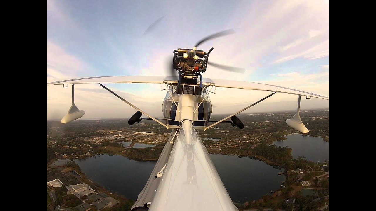 Kolb Xtra Amphib tail view GoPro