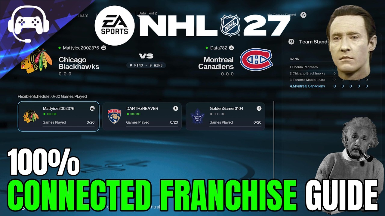 NHL 27 | 100% CONNECTED FRANCHISE GUIDE