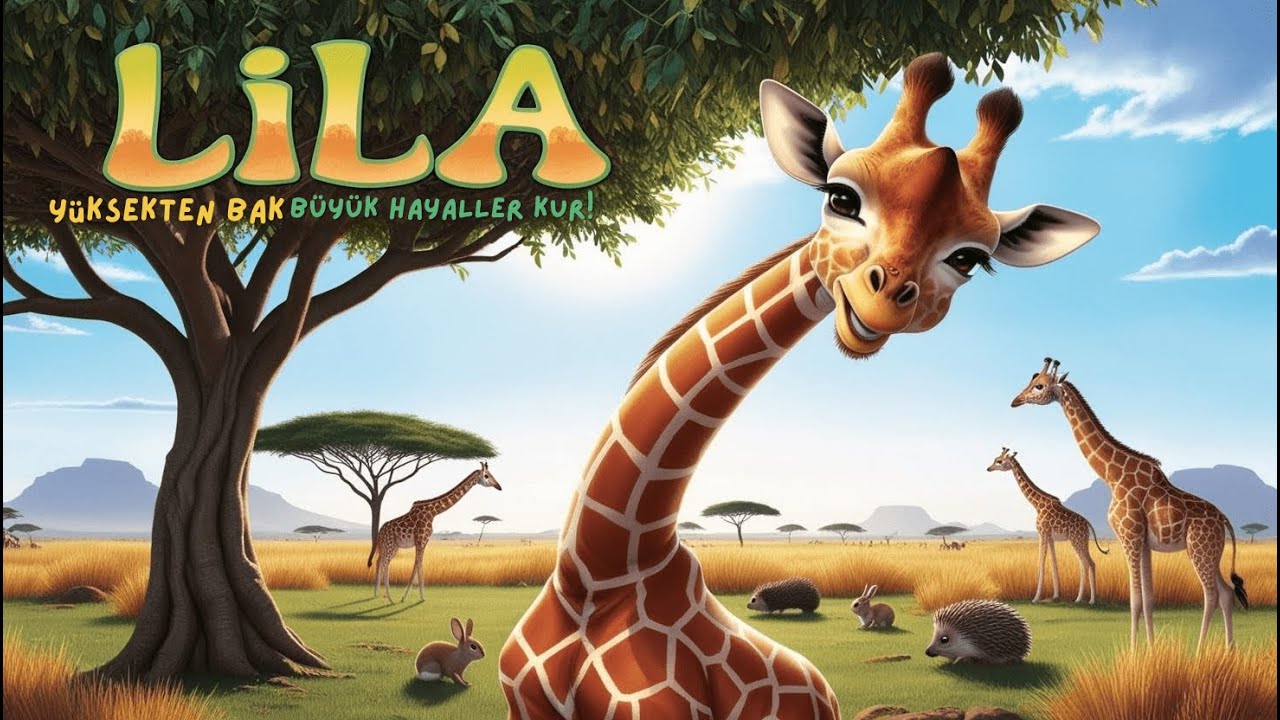 🌿🦒 Лила: Шея, Достающая до Неба 🌟 I Жемчужные сказки (Поучительная детская сказка - 4K Pixar Style)