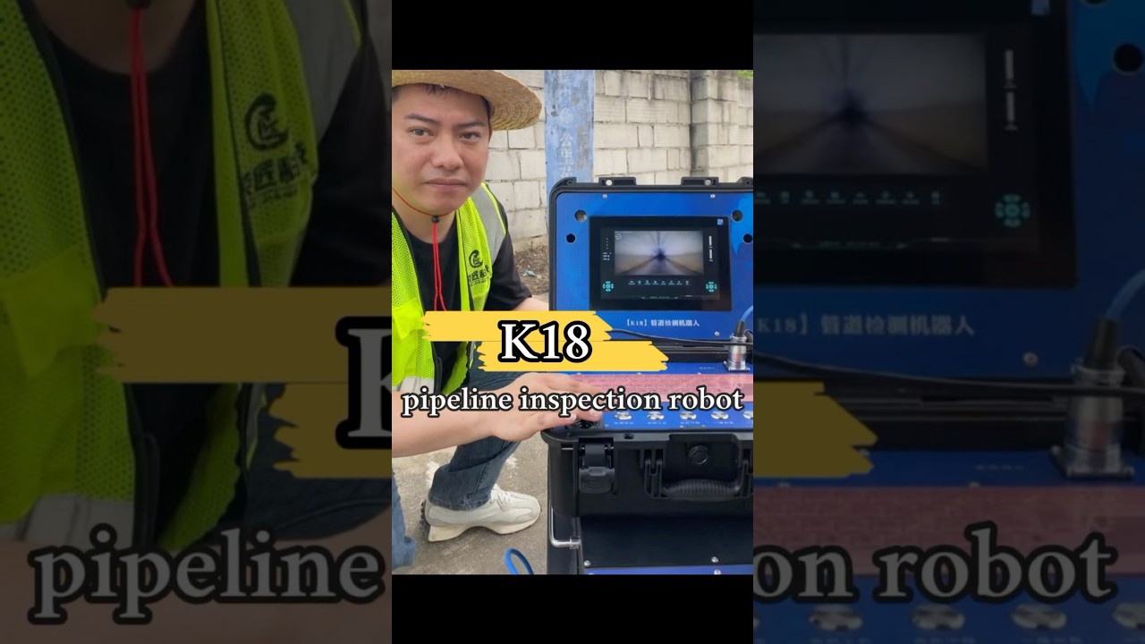 Equipped with K18 pipeline inspection robots, we are conducting thorough investigations deep #cctv