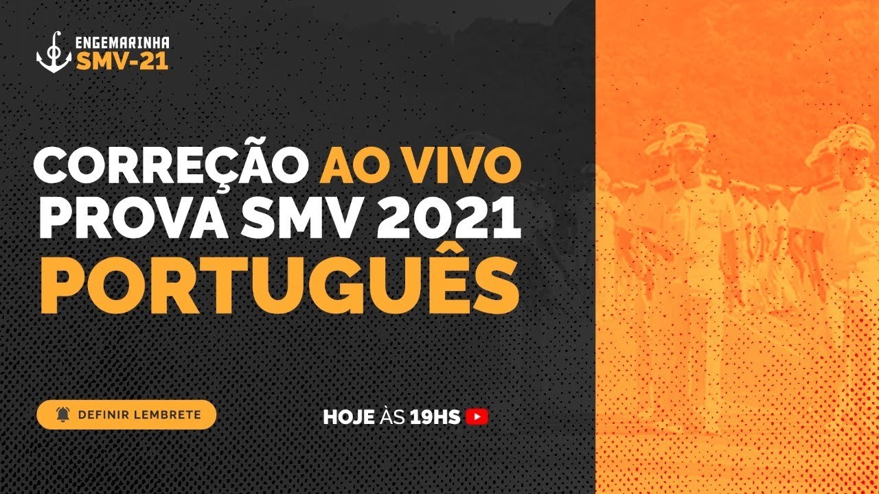 Correção ao Vivo | Português SMV 2021 | ENGEMARINHA