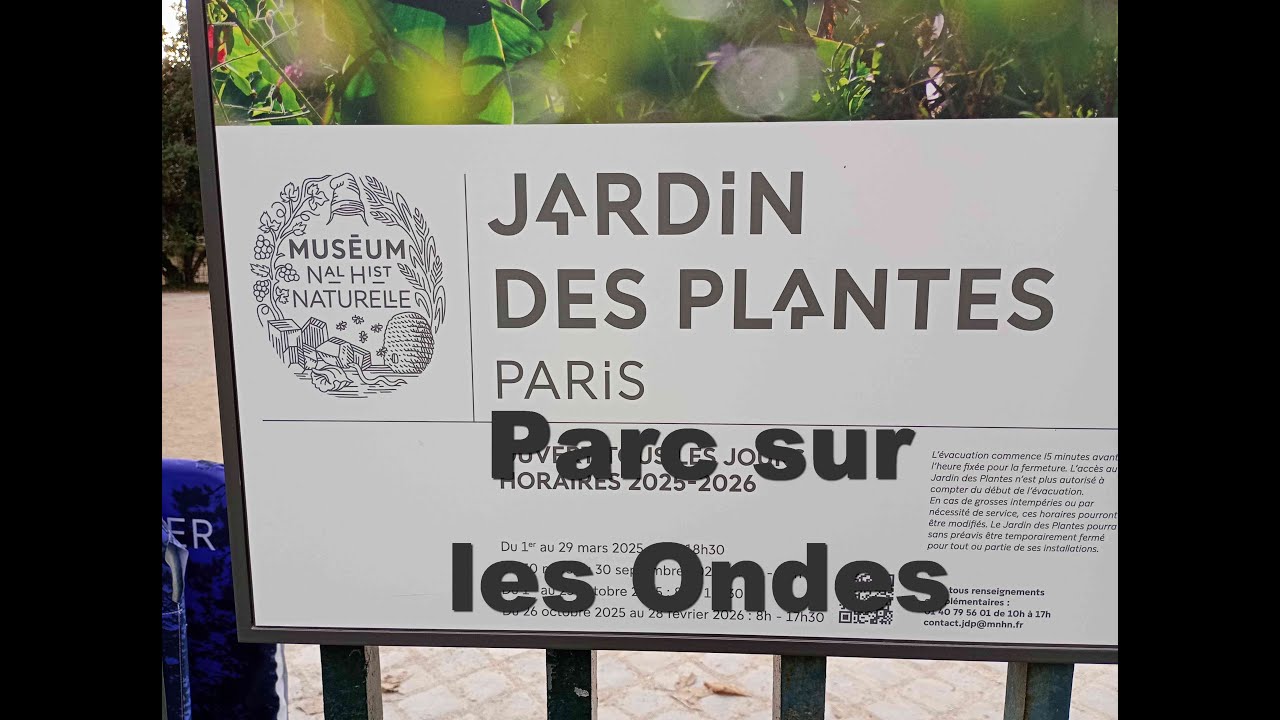 F5MOX PARKS ON THE AIR JARDIN DES PLANTES PARIS 5EME LUNDI 15 DECEMBRE 2025
