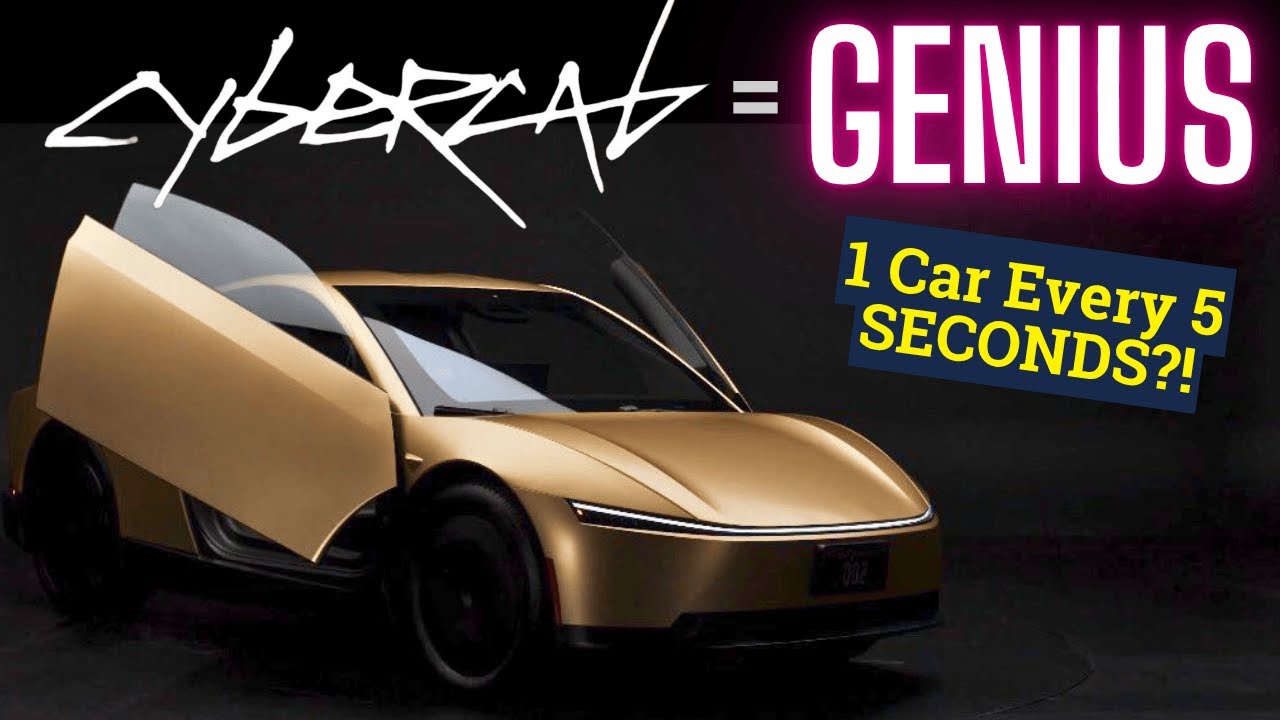 Tesla Cybercab: без колёс, без ограничений! &mdash; 5-секундная заводская разблокировка