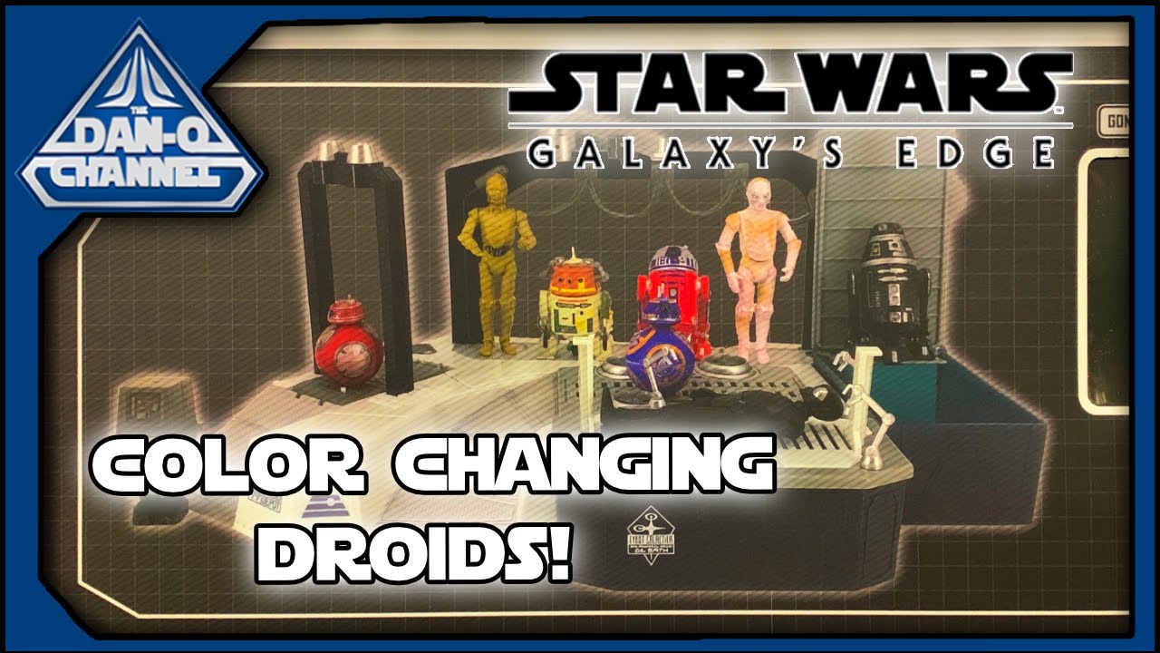 Star Wars Galaxy's Edge | The Droid Factory Color Changing Droid Playset
