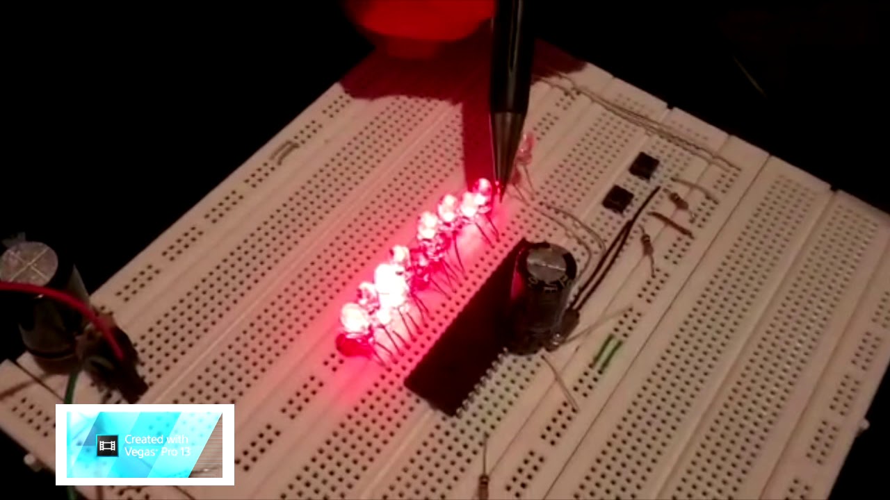 DIEZ SECUENCIAS CON MICRO-CONTROLADOR 18F4550 Y 16 DIODOS LED
