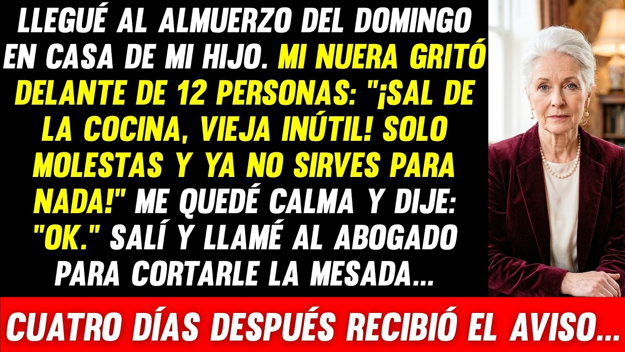 Mi Nuera Grit&oacute; en el Almuerzo del Domingo 