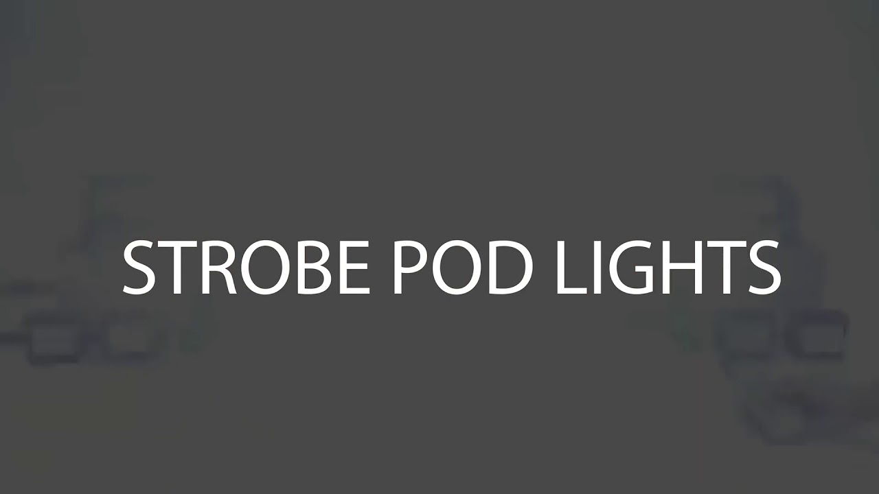 Brightest 3.5'' Dual Use White Amber Strobe Ditch Cree LED Light Pods ( Response/ Off-road)
