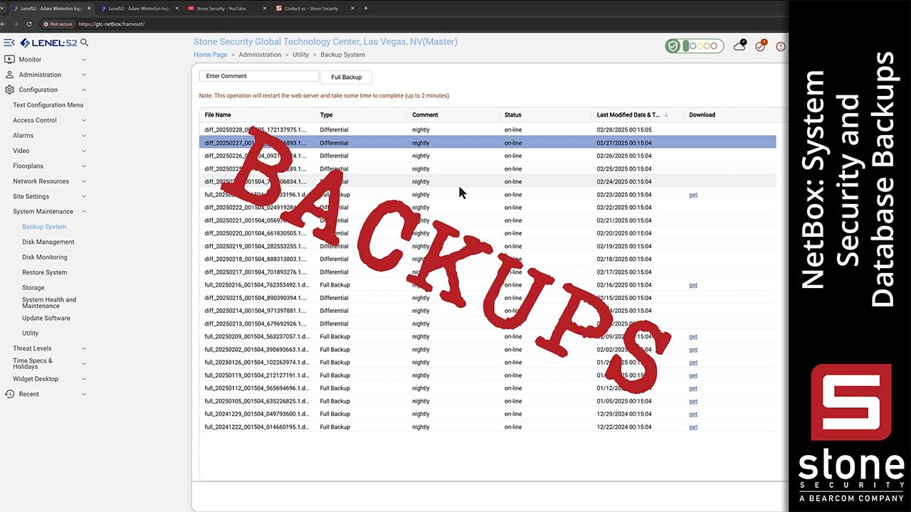 Security & Sandwiches, February 2025: LenelS2 NetBox System Security and Databases